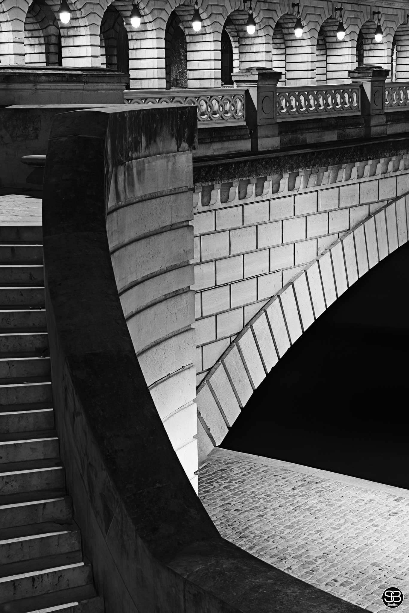 Volutes in Silence—The Geometry of Moonlit Solitude by SB Studios 2025