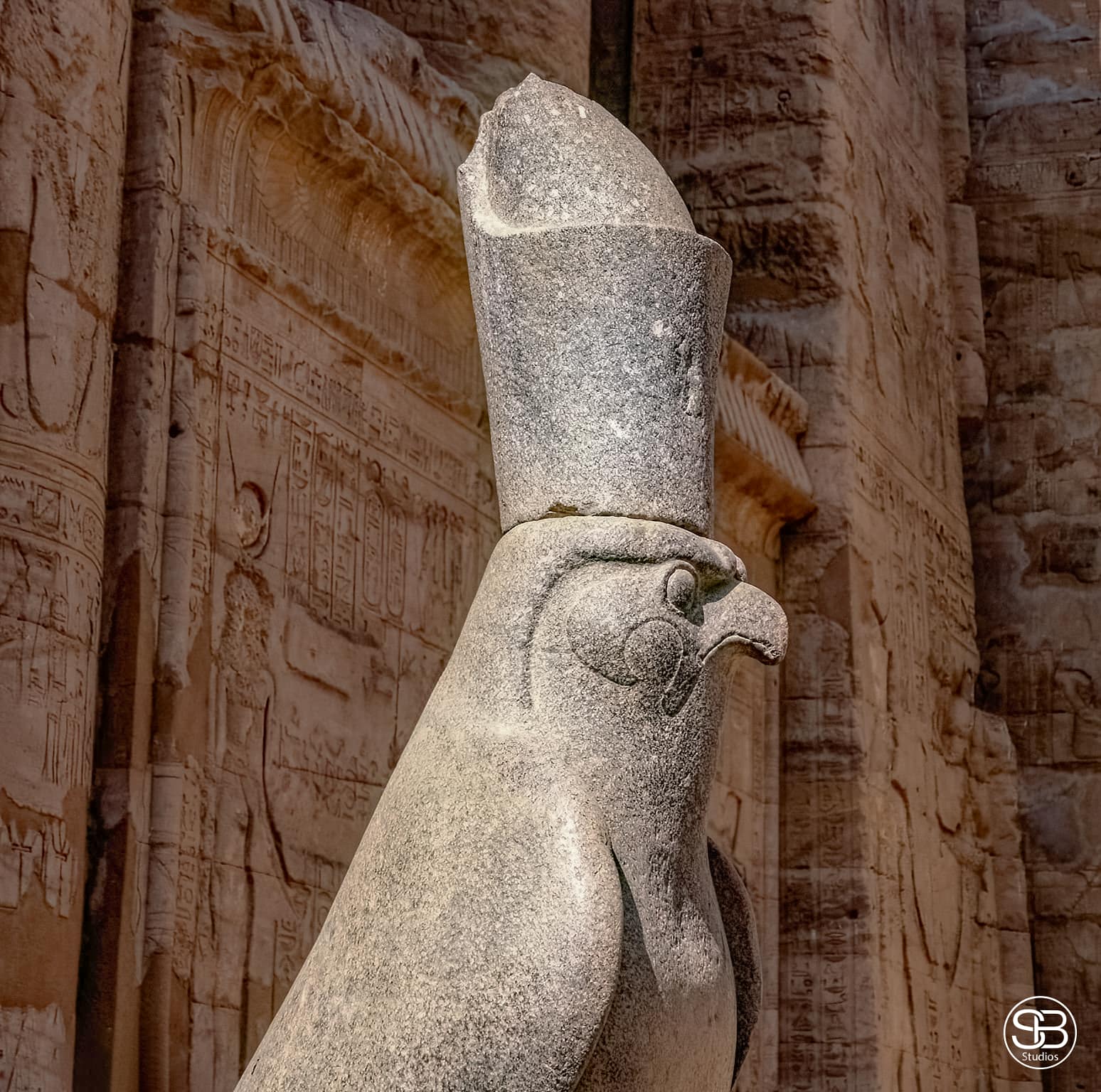 Horus Statue Guardian of Eternity The Temple of Edfu Egypt by SB Studios 2024