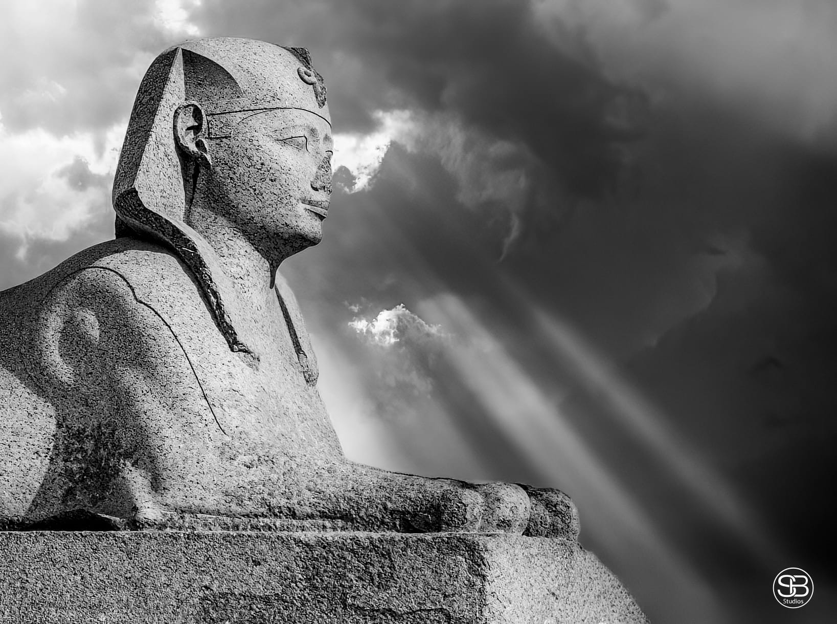 Sphinx at the Column of Pompey, Alexandria, Egypt Spring 2024 by SB Studios