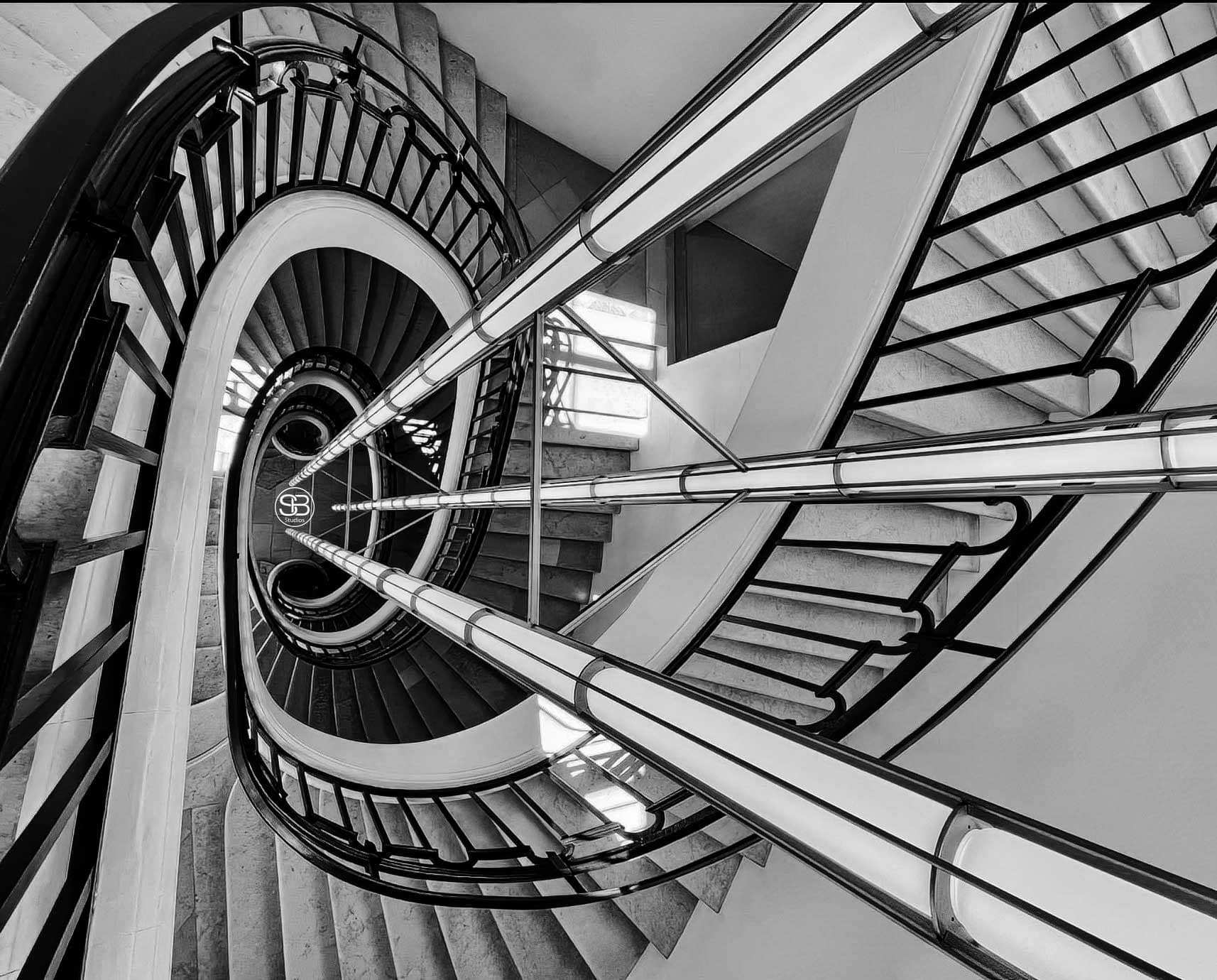 Labyrinthine Vortex of Elegance—Parisian Geometry in Motion by SB Studios, Paris, France, Summer 2024