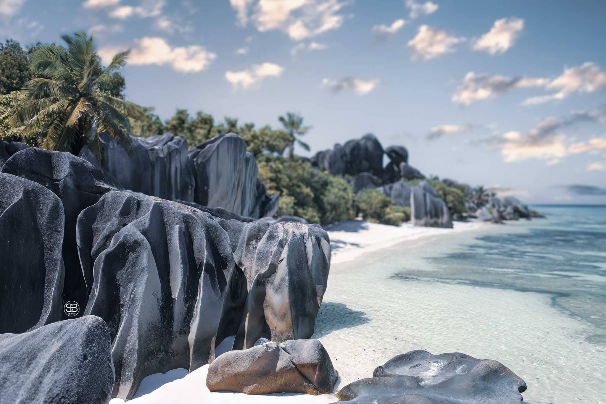The Sculptor’s Coast—Anse Source d’Argent, La Digue Seychelles by SB Studios Summer 2025