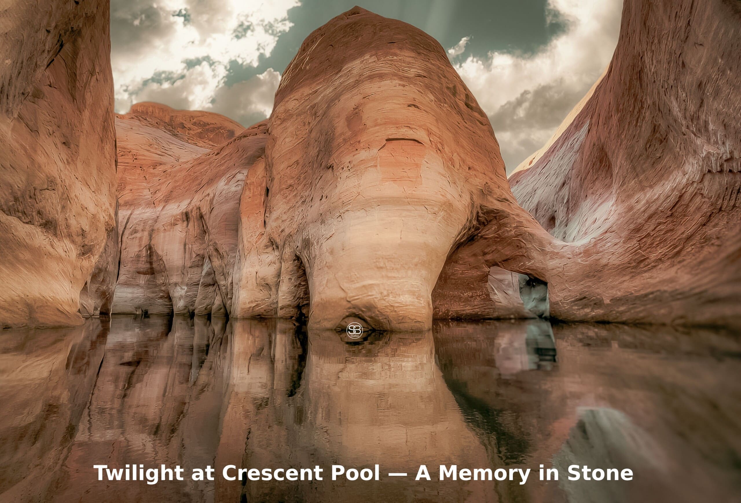 Twilight at Crescent Pool — A Memory in Stone by SB Studios 2025