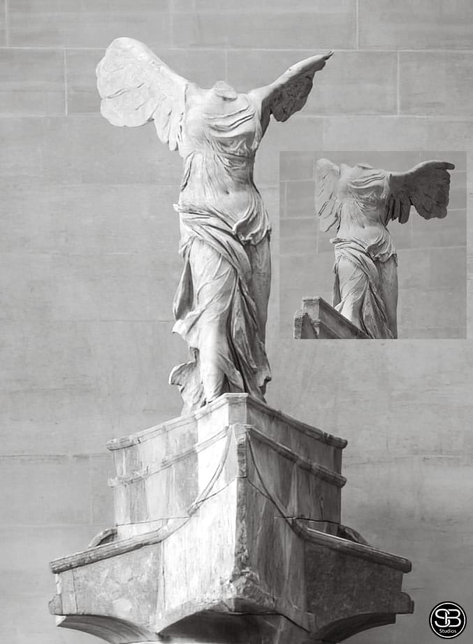 Winged Victory of Samothrace at Musee de Louvre Paris France Spring 2024 by SB Studios